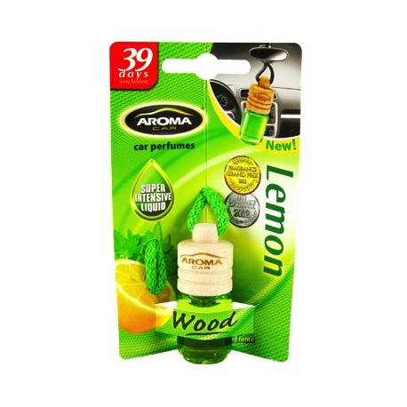 Ambientador limon Aroma CAR Wood