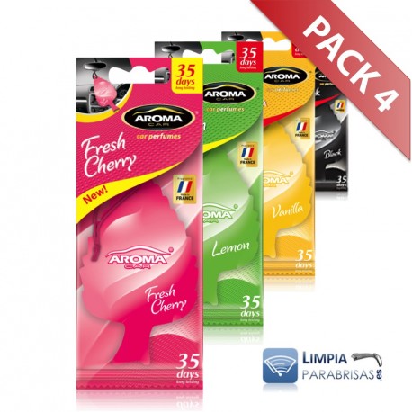 PACK4 Vanilla + Lemon + Cherry + Black